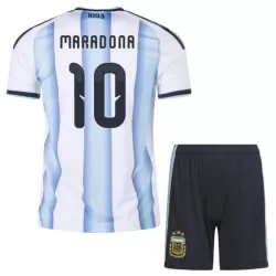 Argentina Maradona 10 Fotbollströja Barn Hemma VM 2026 Argentina Maradona 10 Fotbollströja Barn Hemma VM 2026