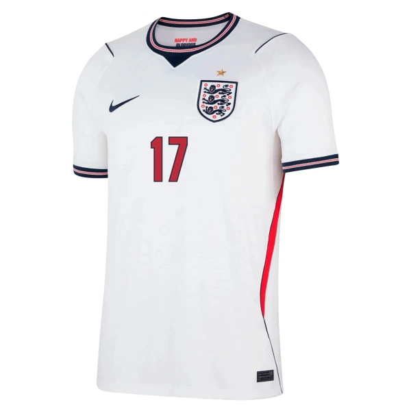 England Foden 17 Fotbollströja Hemma VM 2026