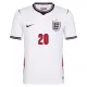 England Palmer 20 Fotbollströja Hemma VM 2026