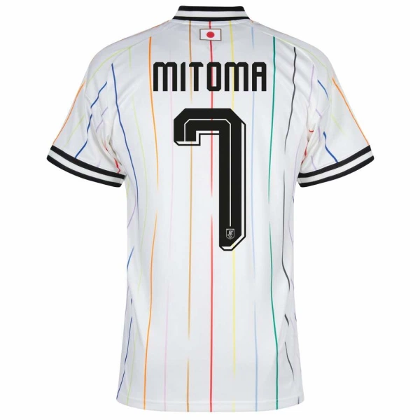 Japan Mitoma 7 Fotbollströja Borta VM 2026