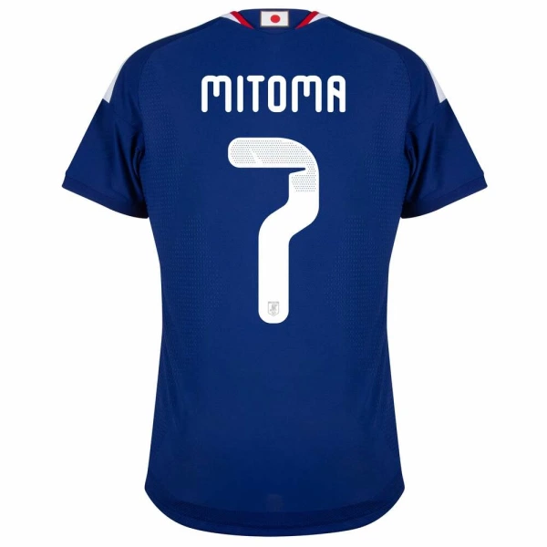 Japan Mitoma 7 Fotbollströja Hemma VM 2026