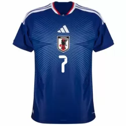 Japan Mitoma 7 Fotbollströja Hemma VM 2026