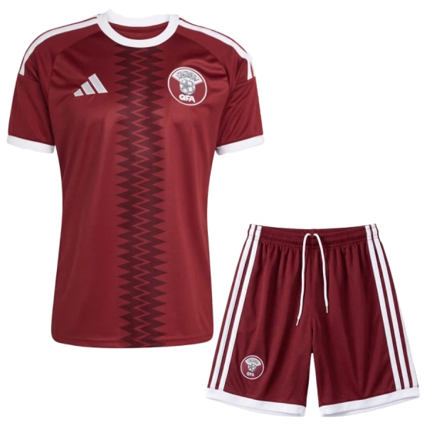 Qatar Fotbollströja Barn Hemma VM 2026 Qatar Fotbollströja Barn Hemma VM 2026