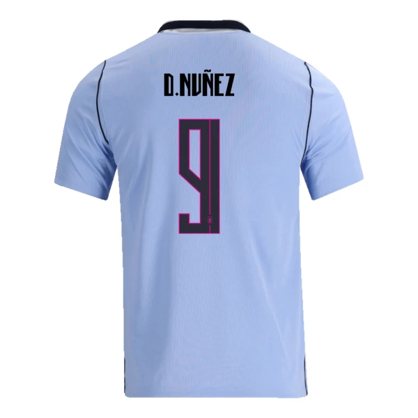 Uruguay Darwin Nunez 9 Fotbollströja Hemma VM 2026 Uruguay Darwin Nunez 9 Fotbollströja Hemma VM 2026