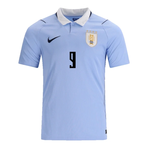 Uruguay Darwin Nunez 9 Fotbollströja Hemma VM 2026