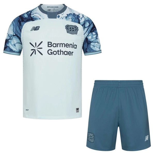 Bayer Leverkusen Fotbollströja Barn Borta 2026/27 Bayer Leverkusen Fotbollströja Barn Borta 2026/27