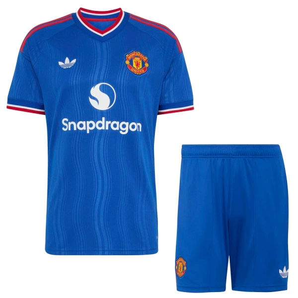 Manchester United Fotbollströja Barn Borta 2026/27 Manchester United Fotbollströja Barn Borta 2026/27