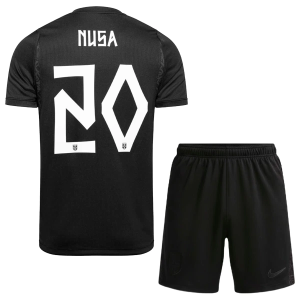 Norge Nusa 20 Fotbollströja Barn Borta VM 2026 Norge Nusa 20 Fotbollströja Barn Borta VM 2026