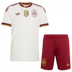 Spanien 2 Stars Fotbollströja Barn Borta VM 2026
