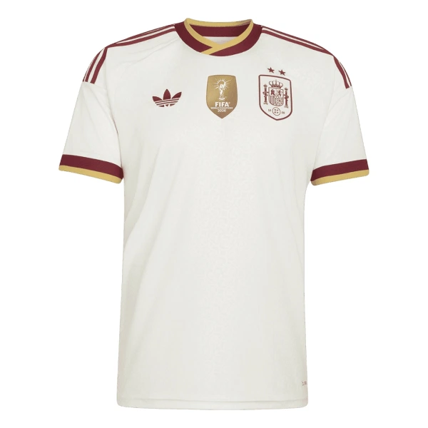 Spanien 2 Stars Fotbollströja Barn Borta VM 2026