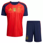 Spanien 2 Stars Fotbollströja Barn Hemma VM 2026