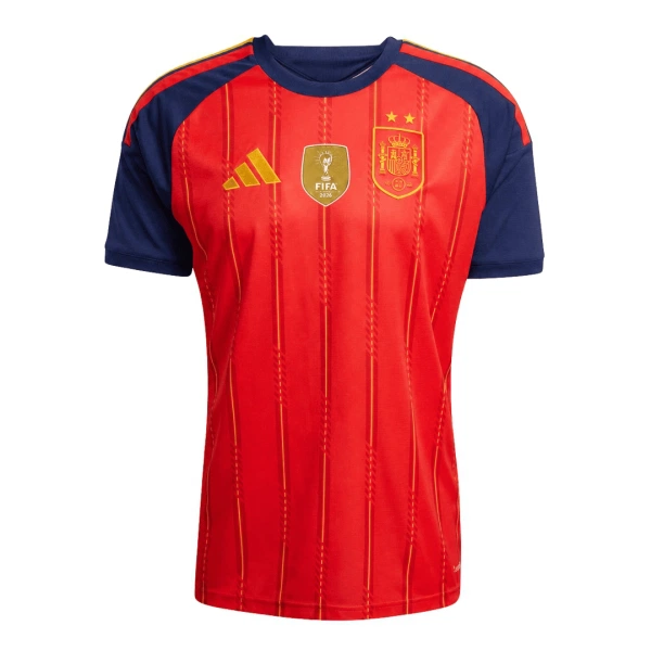 Spanien 2 Stars Fotbollströja Barn Hemma VM 2026
