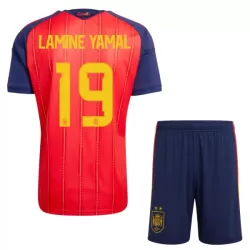 Spanien 2 Stars Lamine Yamal 19 Fotbollströja Barn Hemma VM 2026