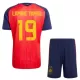 Spanien 2 Stars Lamine Yamal 19 Fotbollströja Barn Hemma VM 2026 Spanien 2 Stars Lamine Yamal 19 Fotbollströja Barn Hemma VM 2026