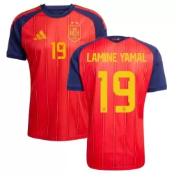 Spanien 2 Stars Lamine Yamal 19 Fotbollströja Hemma VM 2026 Spanien 2 Stars Lamine Yamal 19 Fotbollströja Hemma VM 2026