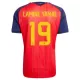 Spanien 2 Stars Lamine Yamal 19 Fotbollströja Hemma VM 2026