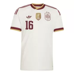 Spanien 2 Stars Rodrigo 16 Fotbollströja Barn Borta VM 2026