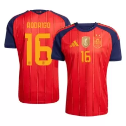 Spanien 2 Stars Rodrigo 16 Fotbollströja Hemma VM 2026 Spanien 2 Stars Rodrigo 16 Fotbollströja Hemma VM 2026