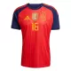 Spanien 2 Stars Rodrigo 16 Fotbollströja Hemma VM 2026