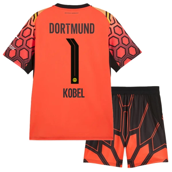 Borussia Dortmund Kobel 1 Målvakt Fotbollströja Barn Hemma 2026/27 Orange Borussia Dortmund Kobel 1 Målvakt Fotbollströja Barn Hemma 2026/27 Orange