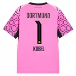 Borussia Dortmund Kobel 1 Målvakt Fotbollströja Borta 2026/27 Rosa
