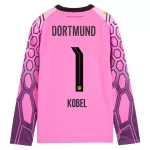 Borussia Dortmund Kobel 1 Målvakt Fotbollströja Borta 2026/27 Rosa Långärmad