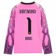 Borussia Dortmund Kobel 1 Målvakt Fotbollströja Borta 2026/27 Rosa Långärmad Borussia Dortmund Kobel 1 Målvakt Fotbollströja Borta 2026/27 Rosa Långärmad