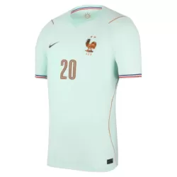 Frankrike Desire Doue 20 Fotbollströja Borta VM 2026