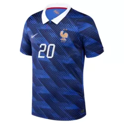 Frankrike Desire Doue 20 Fotbollströja Hemma VM 2026