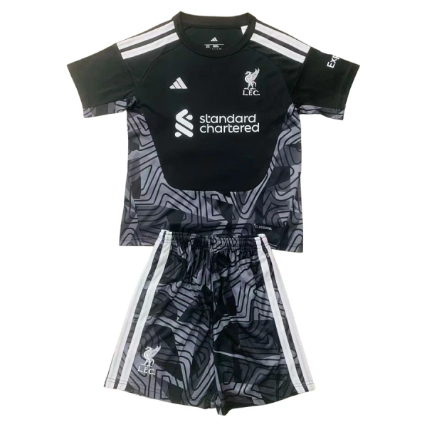 Liverpool Målvakt Fotbollströja Barn 2026/27 Svart Liverpool Målvakt Fotbollströja Barn 2026/27 Svart