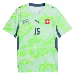 Schweiz Djibril Sow 15 Fotbollströja Borta VM 2026