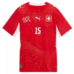 Schweiz Djibril Sow 15 Fotbollströja Hemma VM 2026
