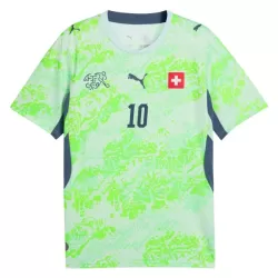 Schweiz Granit Xhaka 10 Fotbollströja Borta VM 2026