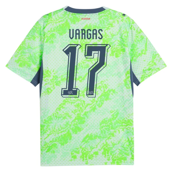 Schweiz Vargas 17 Fotbollströja Borta VM 2026