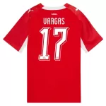 Schweiz Vargas 17 Fotbollströja Hemma VM 2026