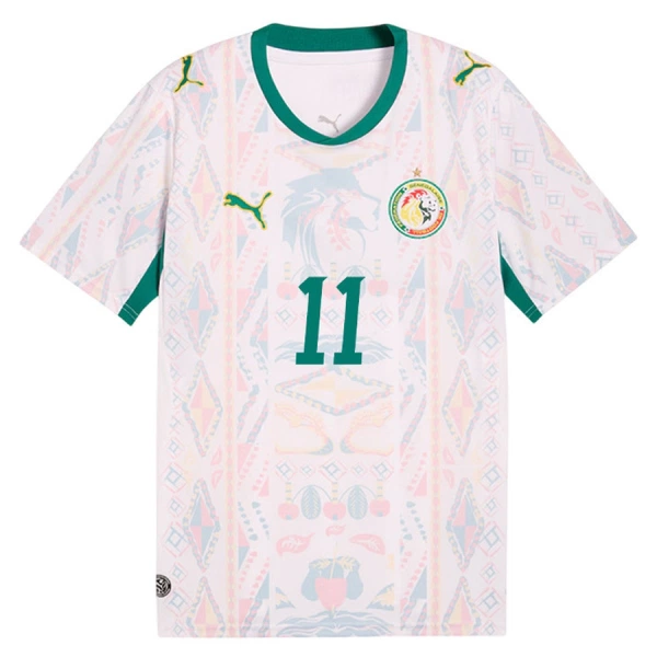 Senegal Jackson 11 Fotbollströja Hemma VM 2026