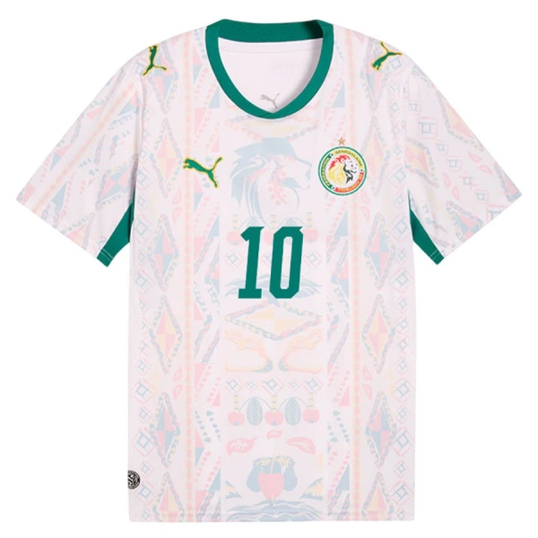 Senegal Mane 10 Fotbollströja Hemma VM 2026