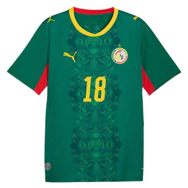 Senegal Sarr 18 Fotbollströja Borta VM 2026