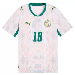 Senegal Sarr 18 Fotbollströja Hemma VM 2026