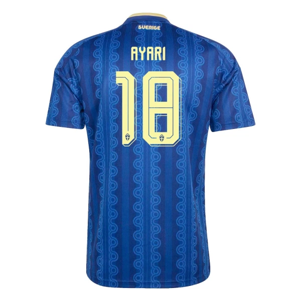 Sverige Ayari 18 Fotbollströja Borta VM 2026 Sverige Ayari 18 Fotbollströja Borta VM 2026