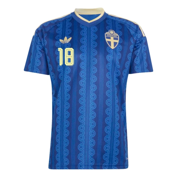 Sverige Ayari 18 Fotbollströja Borta VM 2026