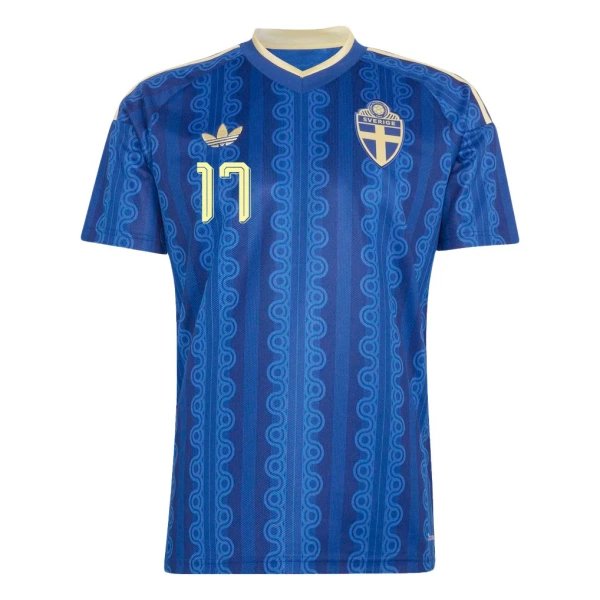 Sverige Gyokeres 17 Fotbollströja Borta VM 2026