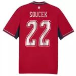 Tjeckien Soucek 22 Fotbollströja Hemma VM 2026