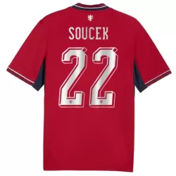 Tjeckien Soucek 22 Fotbollströja Hemma VM 2026 Tjeckien Soucek 22 Fotbollströja Hemma VM 2026