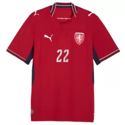 Tjeckien Soucek 22 Fotbollströja Hemma VM 2026