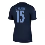 Uruguay Federico Valverde 15 Fotbollströja Borta VM 2026
