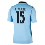Uruguay Federico Valverde 15 Fotbollströja Hemma VM 2026