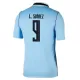 Uruguay Luis Suárez 9 Fotbollströja Hemma VM 2026 Uruguay Luis Suárez 9 Fotbollströja Hemma VM 2026