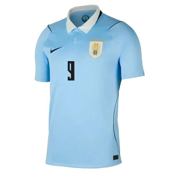 Uruguay Luis Suárez 9 Fotbollströja Hemma VM 2026