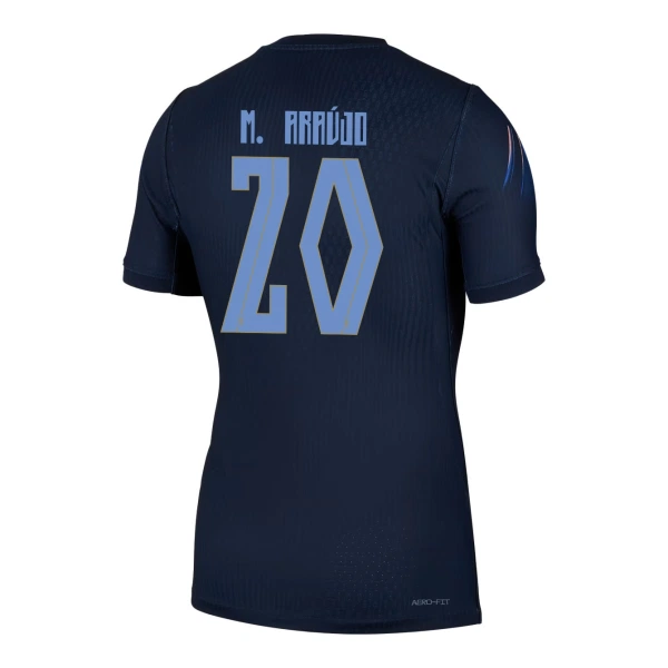 Uruguay Maximiliano Araujo 20 Fotbollströja Borta VM 2026